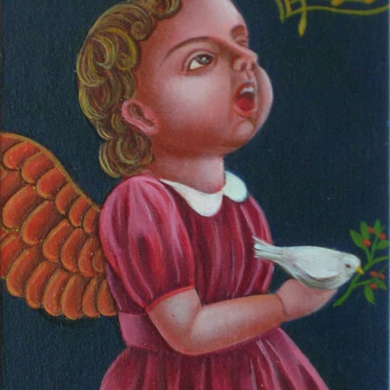 天使の絵画